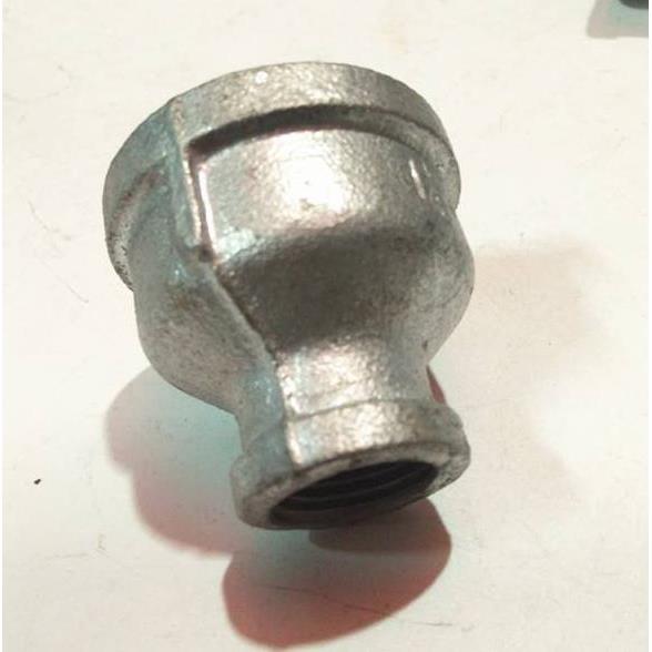 镀锌玛钢管件铁水管接头4*6大小头直通 异径接头变径头 配件 特价