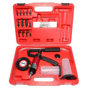 手动真空泵真空吸力枪抽气泵汽车抽真空抽打两用真空表刹车抽油机