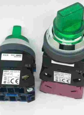IDEC和泉ASLN绿色ASLN332220DG 22211 DR旋转开关带灯DG