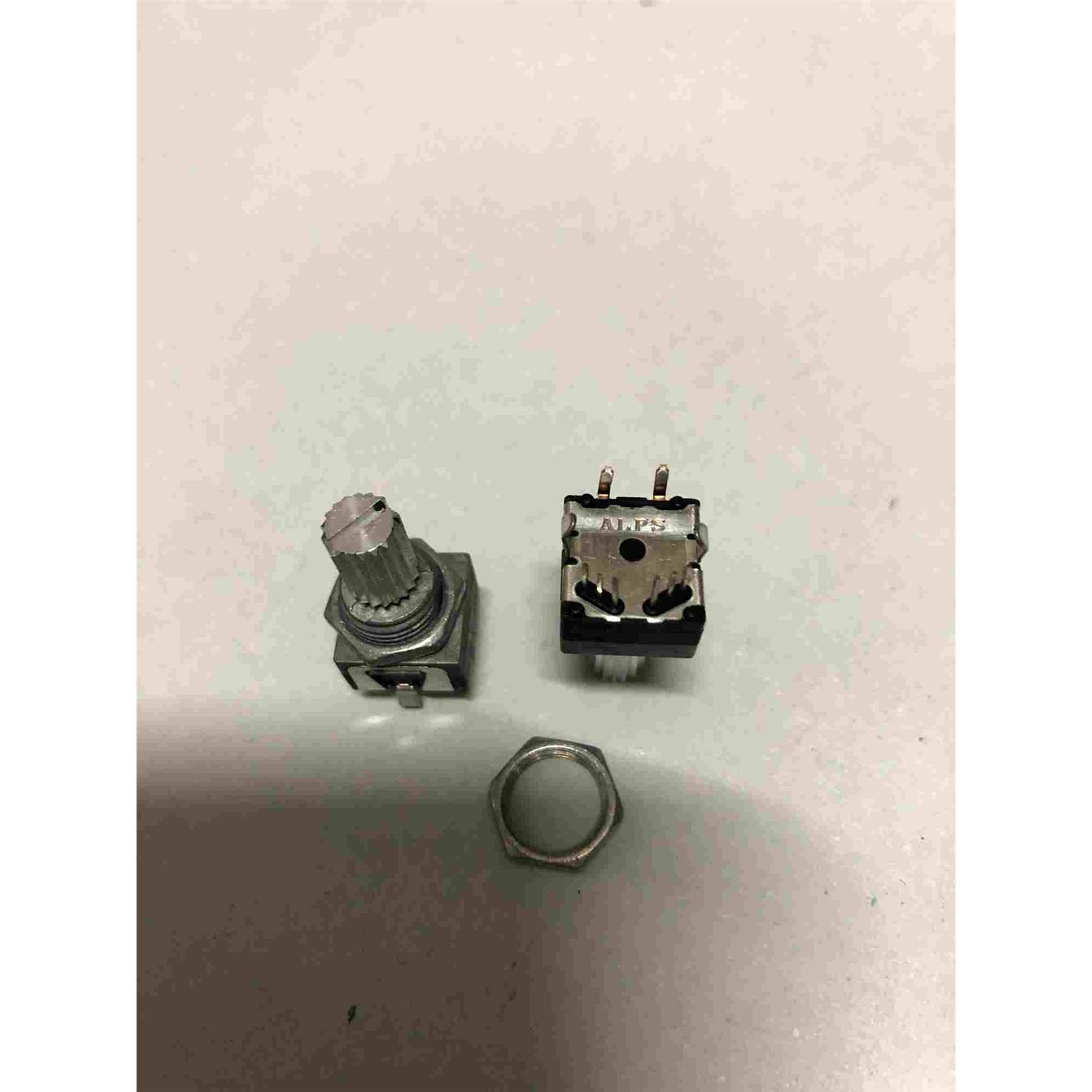 日本 ALPS监护仪编码器开关 8脚带开关 步进16点 柄长14.5MM 全新