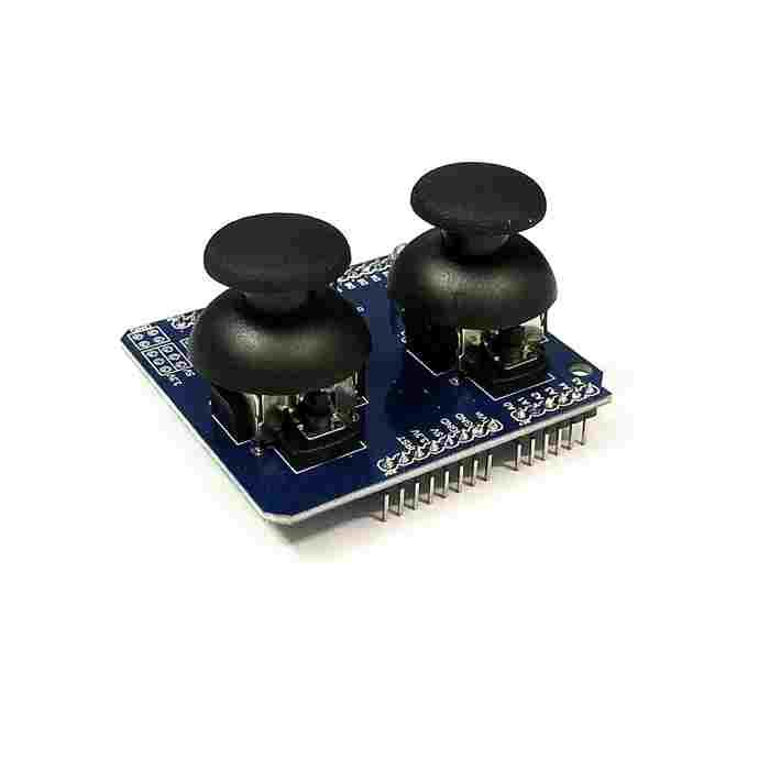 电子积木 双路PS2游戏摇杆按键模块 JoyStick兼容UNO R3