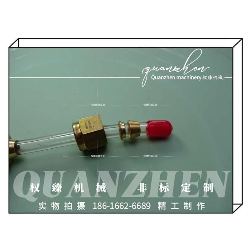 进口黄铜双卡套接头组件 卡套螺母卡套环前后卡圈 1/4OD 7/16