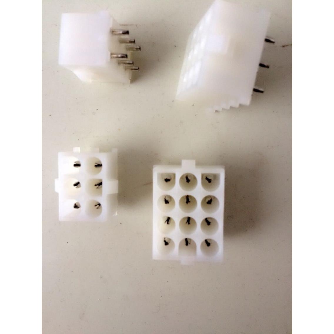 TYCO泰科TE安普AMP连接器 350430-1 接插件4P 6.35 mm 外壳