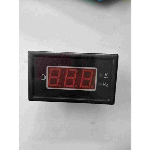 数显85DM2两线电压频率表AC50-500V,40-70HZ手动转换外框70X40MM