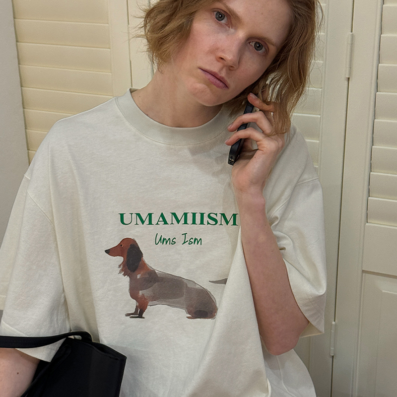 UMAMIISM腊肠小狗短袖