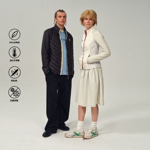 UMAMIISM有茂密声 秋冬撞色保暖立领多色轻薄羽绒服夹克外套 24AW