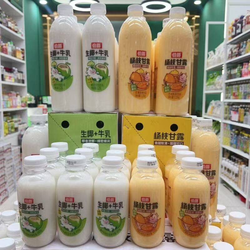 伯爵杨枝甘露生椰牛乳1.25升家庭聚会餐饮大瓶装椰子牛奶果汁