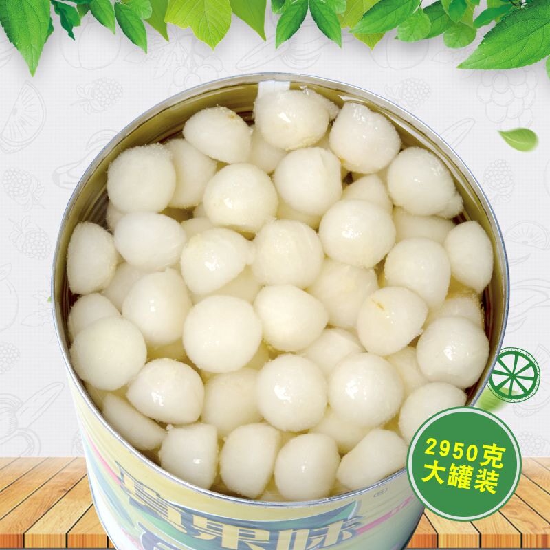 新鲜雪梨罐头6斤大瓶装水果罐头批发整箱商用3kg雪梨球批发水果捞