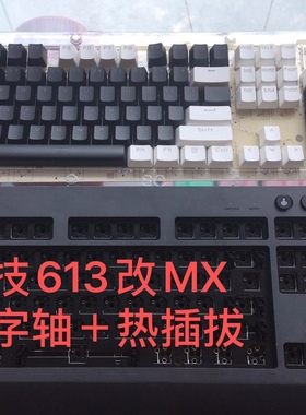 罗技G613欧姆龙改十字轴支持热插拔樱桃高特凯华TTC客制键盘维修