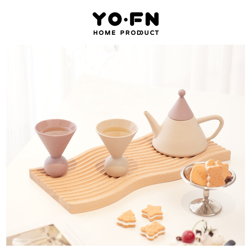 YOOFUN生日礼物乔迁礼物女孩可爱茶具创意陶瓷套装「魔法小帽子」