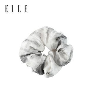 送礼礼盒装 ELLE桑蚕丝发圈女款 真丝大肠圈发饰头饰高马尾头绳新款