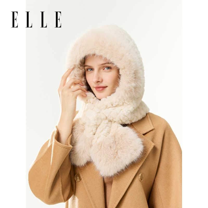 ELLE针织帽女士保暖秋冬季