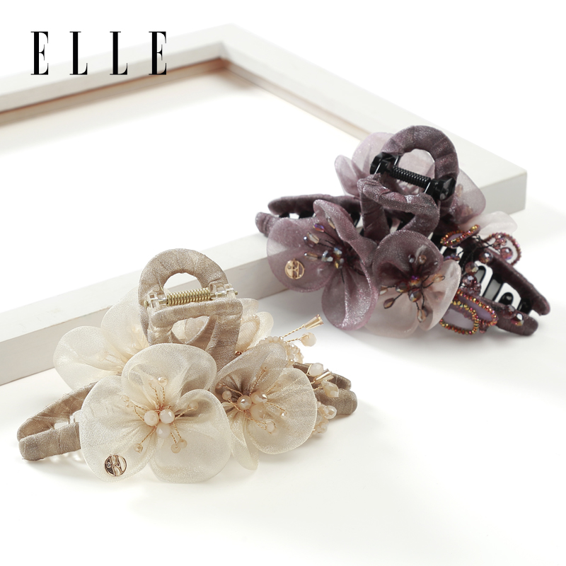 ELLE法式抓夹后脑勺顶夹发饰