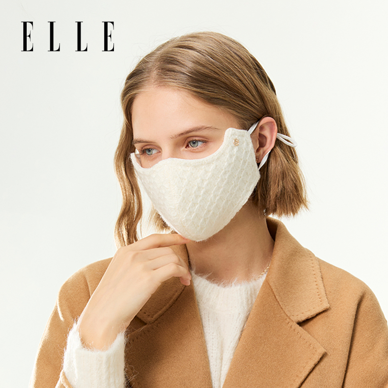 ELLE秋冬季女士保暖口罩