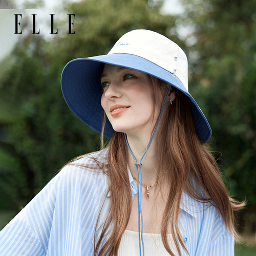 防晒ELLE户外爬山渔夫帽