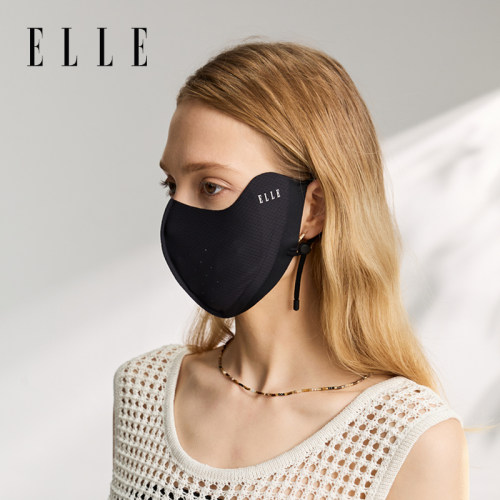 ELLE防晒口罩女夏季户外防紫外线透气轻薄护眼角骑行开车冰丝面罩