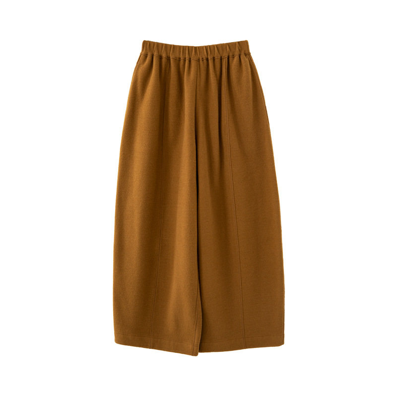 2025秋冬新款羊毛棉混纺柔软亲肤松紧腰宽松空气裤阔腿裤,女装/女士精品,休闲裤,淘宝优惠券,粉丝福利购,淘宝优惠卷