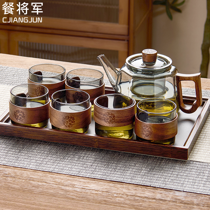 家用轻奢小型茶壶餐将军玻璃