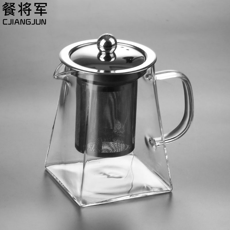 玻璃茶壶套装家用分离耐高温