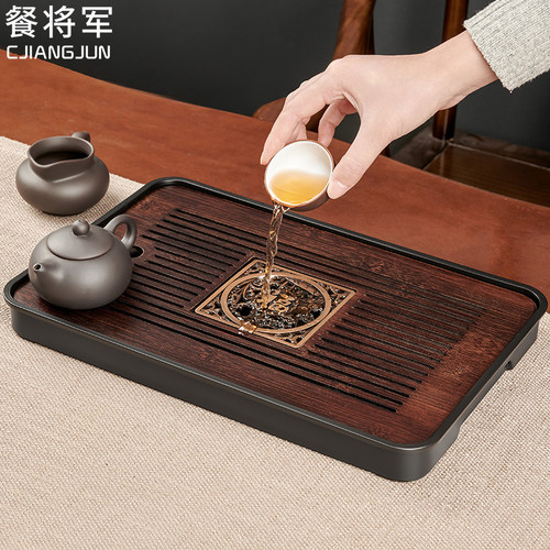 茶盘家用2025新款小型茶几茶盘托盘功夫茶台盘干泡茶具家用小茶台