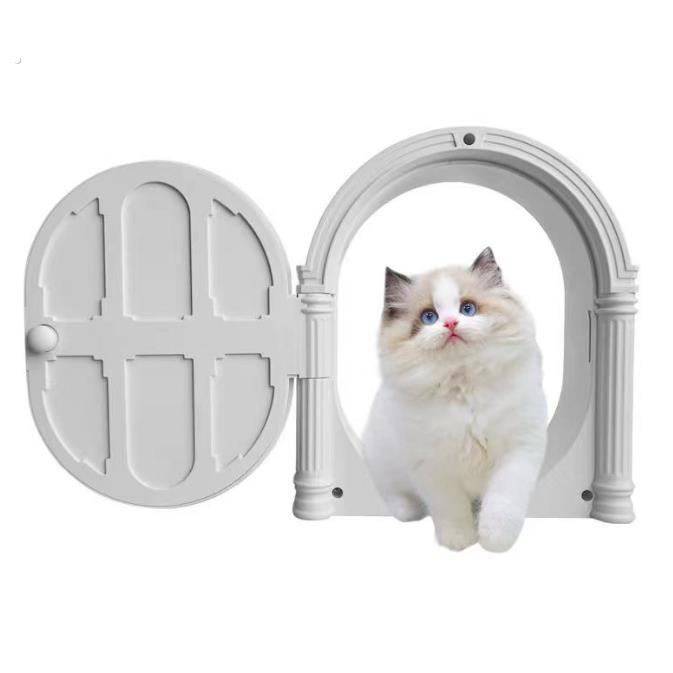 猫门狗门新款猫洞狗门可控制出入方向宠物门猫犬舍宠物用品