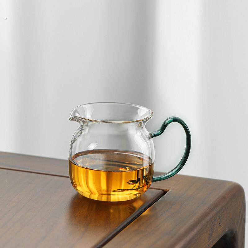 小容量公道杯高硼硅耐热玻璃公杯高档茶具分茶器茶海小容量一人用