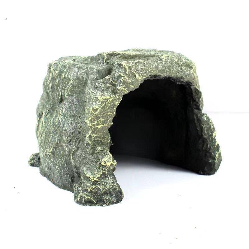 树脂乌龟睡觉窝房子躲避屋守宫洞穴水族箱造景晾晒台爬虫楼梯爬台