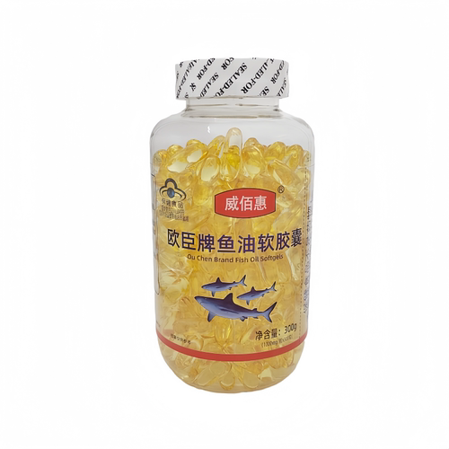 威佰惠欧臣牌鱼油软胶囊的成人300粒/瓶正品保证