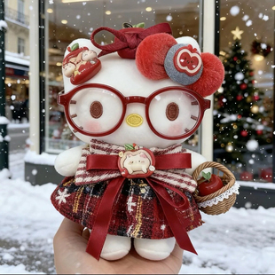 HelloKitty包挂件可爱女生卡通毛绒创意玩偶新年礼物公仔背包挂饰