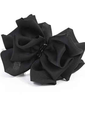 last kiss 黑色蝴蝶结抓夹大号鲨鱼夹2025新款显发量懒人神器发饰