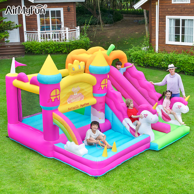 AirMyFun彩虹独角兽充气城堡玩具