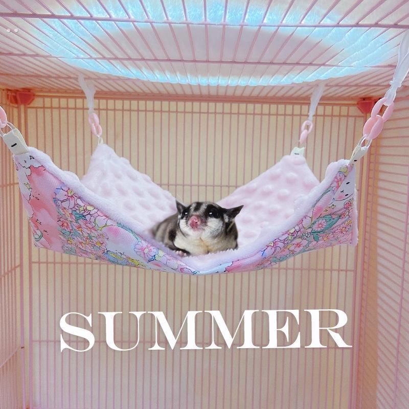 鹦鹉吊床秋千鹦鹉窝豆豆绒毯子睡窝玄凤牡丹专用鸟窝四季通用吊窝