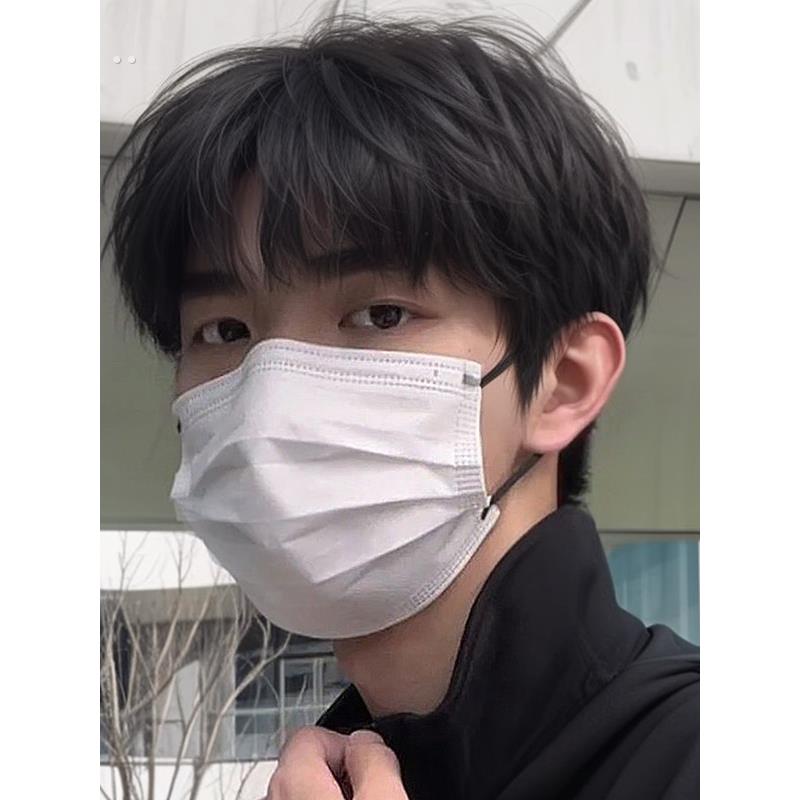 韩版帅气假发男短发男士微分碎盖男式日常蓬松假发套自然全头套式