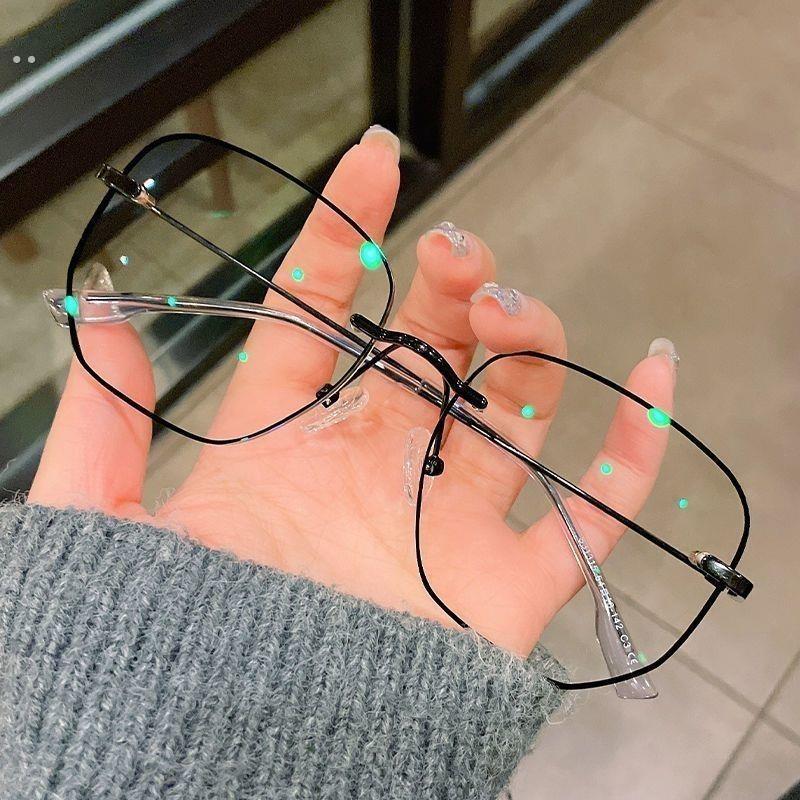 【高级斯文黑线无框】时尚减龄 男女通用 高清防蓝光护目老花眼镜