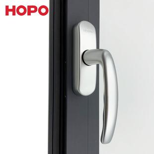 HOPO好博断桥窗执手内开内倒窗户把手拉手AH606孔距84 85拨叉把手