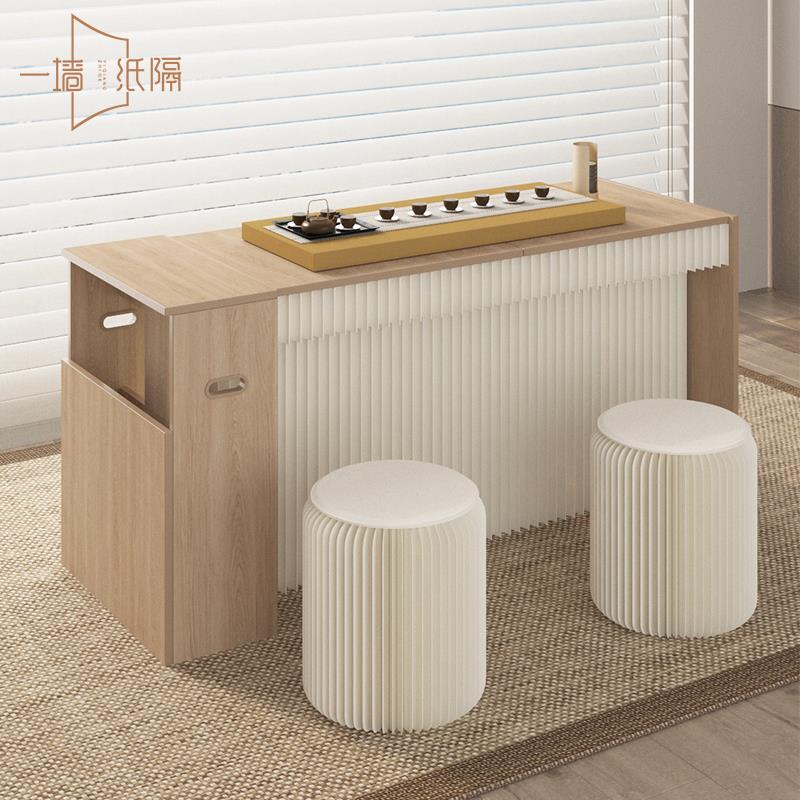 纸质展会折叠桌家用小型收纳可移动小户型办公室会议桌工作台餐桌