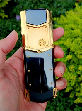 黄金黑陶瓷总裁签名版威图高端商务手机5G全网通小巧备用奢侈品