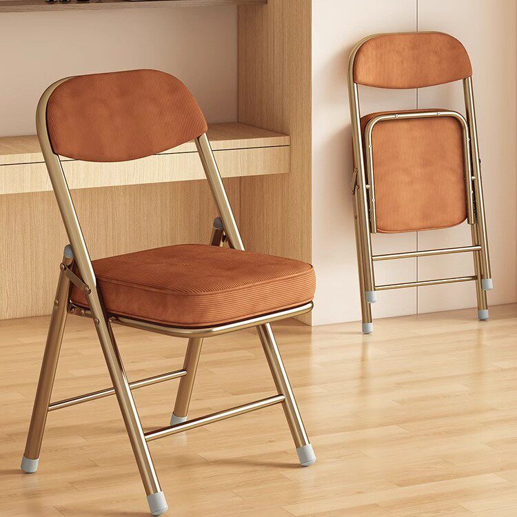 折叠椅子特厚家用电脑椅简约办公座椅便携会议椅培训椅休闲靠背椅