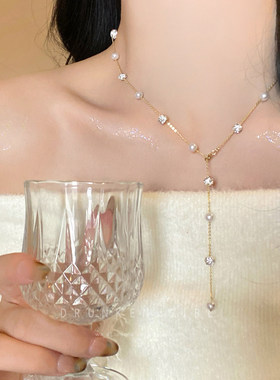 满天星项链女秋冬轻奢高级
