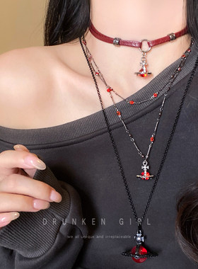 西太后土星叠戴项链女款