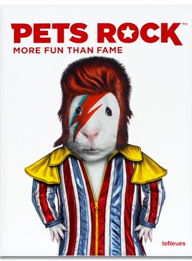 现货 Pets Rock: More Fun than Fame 宠物摇滚 宠物人类特征幻想本能实现 搞笑动物肖像展示 艺术摄影画册 英文原版
