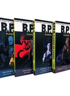 现货 B.P.R.D.: Plague of Frogs Volume 1-4系列 四本一套 动漫漫画图书 英文原版