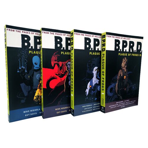 现货 B.P.R.D.: Plague of Frogs Volume 1-4系列 四本一套 动漫漫画图书 英文原版