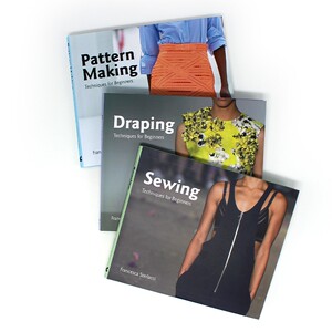 现货 服装设计入门系列 三本套装：Draping+Pattern Making+Sewing 布料,图案模式制作,缝纫技术 缝纫技术 初学者指南 英文原版