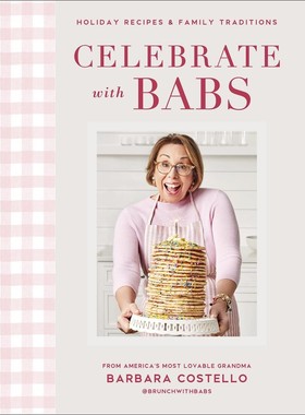 现货 DK百科 Celebrate with Babs 全年的节日菜单 节日食谱与家庭传统介绍 聚会娱乐技巧分享 英文原版