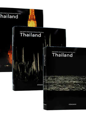 现货 Thailand 泰国 佛教寺院和金色寺庙 华丽的沙滩和碧蓝的海水 茂密的森林和流淌着河流的山谷 进口原版 多语种 精装