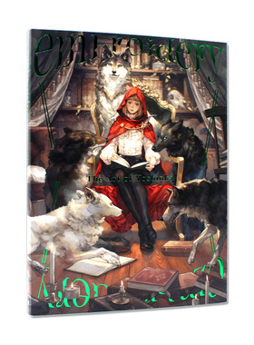 现货 Embroidery: The Art of Yoshioka よしおか插画作品集 奇妙物语的奥妙世界 日文PIE （国际版）赠明信片一张