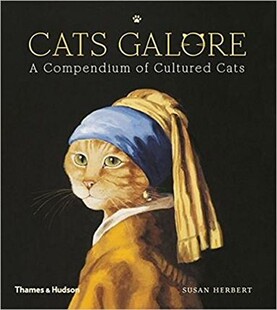 现货【T&H】Cats Galore:A Compendium of Cultured Cats 猫咪集锦:艺术作品里的猫 趣味绘画英文原版艺术图书