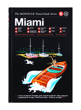 现货 Miami 迈阿密 The Monocle Travel Guide Series  城市旅行指南 英文原版 Gestalten出版