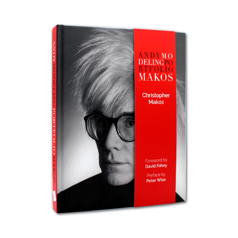 现货 Andy Modeling Portfolio Makos 著名摄影师克里斯托弗·马科斯 艺术家安迪·沃霍尔早期生活和职业生涯回顾 摄影画册